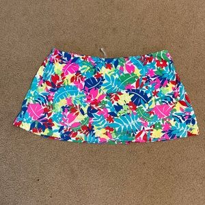 Land’s End Womens Swim Floral Mini Skirt. Size 8 regular.